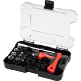 SUPATOOLRatcheting T-Handle & Bit Set 24 Piece | S5006